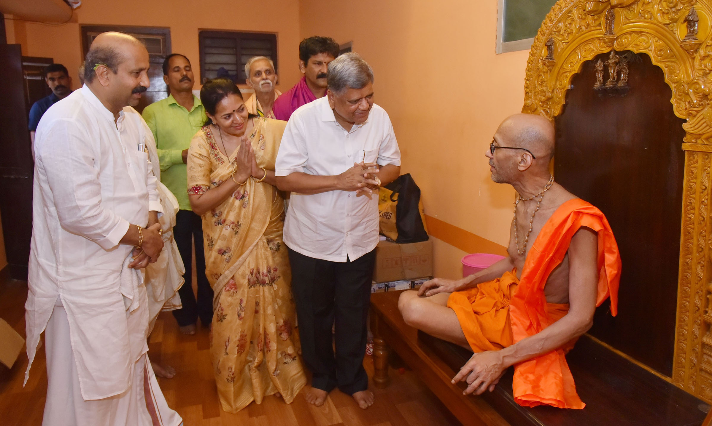 ಉಡುಪಿ ಶ್ರೀಕೃಷ್ಣ ಮಠಕ್ಕೆ ಜಗದೀಶ್ ಶೆಟ್ಟರ್ ಭೇಟಿ