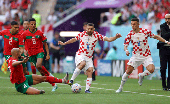 ಫಿಫಾ ವಿಶ್ವಕಪ್: ಮೊರೊಕ್ಕೊ-ಕ್ರೊಯೇಶಿಯ ಪಂದ್ಯ ಗೋಲು ರಹಿತ ಡ್ರಾ