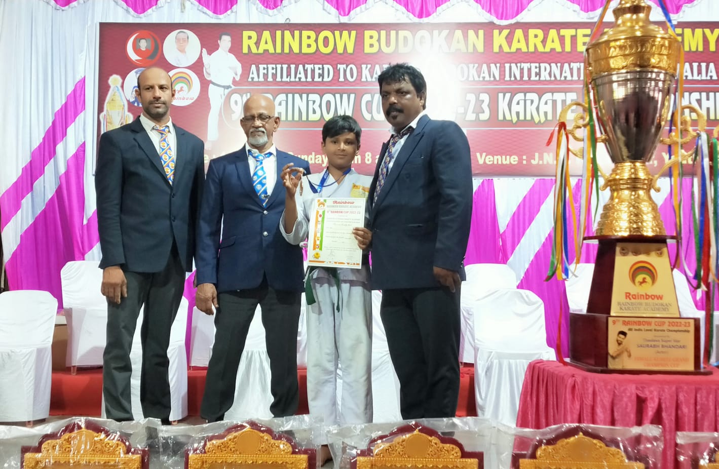 ರಾಷ್ಟ್ರಮಟ್ಟದ ಕರಾಟೆ: ತನೀಷ್ ಕುಮಾರ್‌ಗೆ ಬೆಳ್ಳಿ ಪದಕ