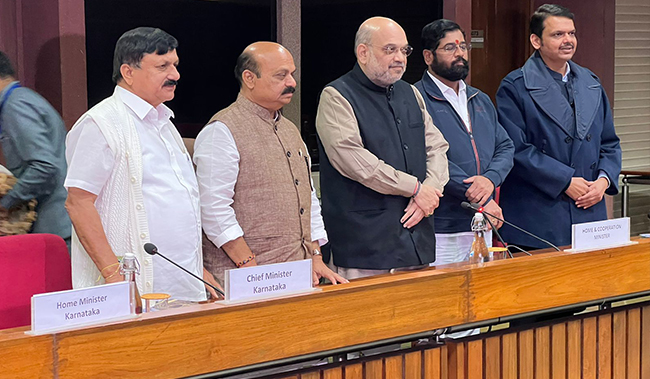 ಗಡಿ ವಿವಾದ ಸುಪ್ರೀಂಕೋರ್ಟ್ ಆದೇಶ ಬರುವವರೆಗೆ ಹಕ್ಕು ಸಾಧಿಸುವಂತಿಲ್ಲ: ಅಮಿತ್ ಶಾ