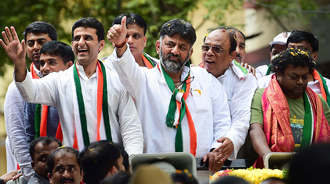 ಕಾಂಗ್ರೆಸ್ ಗೆ 136, ಬಿಜೆಪಿಗೆ 60 ರಿಂದ 70 ಸ್ಥಾನ: ಡಿ.ಕೆ.ಶಿವಕುಮಾರ್