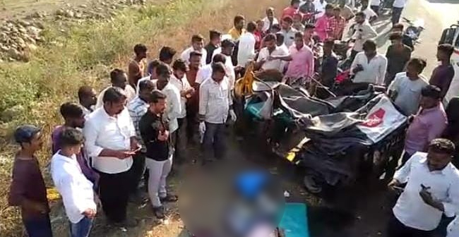 ಕಲಬುರಗಿ: ರಸ್ತೆ ಅಪಘಾತದಲ್ಲಿ ಯುವಕ ಸ್ಥಳದಲ್ಲೇ ಮೃತ್ಯು