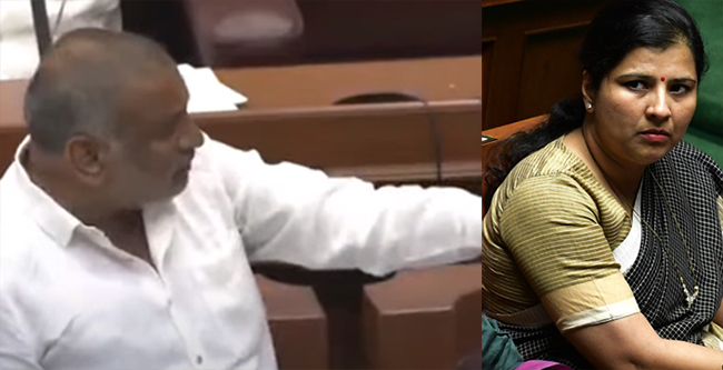 ಶಾಸಕಿ ಅಂಜಲಿ ನಿಂಬಾಳ್ಕರ್ ರನ್ನು ಅಮಾನತು ಮಾಡಿ...: ಸದನದಲ್ಲಿ ಸಚಿವ ಮಾಧುಸ್ವಾಮಿ ಆಕ್ರೋಶ