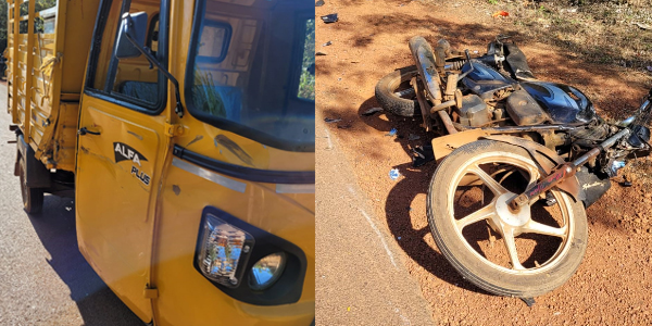 ಸಾಗರ | ಲಗೇಜ್ ಆಟೋ-ಬೈಕ್ ಮುಖಾಮುಖಿ ಢಿಕ್ಕಿ: ಬೈಕ್ ಸವಾರ ಸಾವು