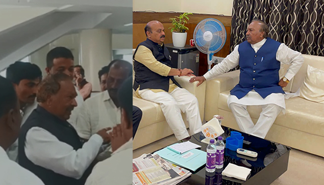 ಸಚಿವ ಸ್ಥಾನದ ಭರವಸೆ; 3 ದಿನಗಳ ಬಳಿಕ ಸದನಕ್ಕೆ ಹಾಜರಾದ ರಮೇಶ್ ಜಾರಕಿಹೊಳಿ, ಕೆ.ಎಸ್ ಈಶ್ವರಪ್ಪ