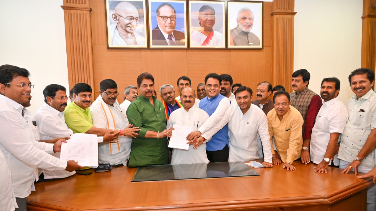 ಒಕ್ಕಲಿಗರ ಮೀಸಲಾತಿ ಶೇ.12ಕ್ಕೆ ಹೆಚ್ವಿಸಲು ಒಕ್ಕಲಿಗ ಸಚಿವರು, ಶಾಸಕರ ಅಗ್ರಹ: ಸಿಎಂಗೆ ಮನವಿ