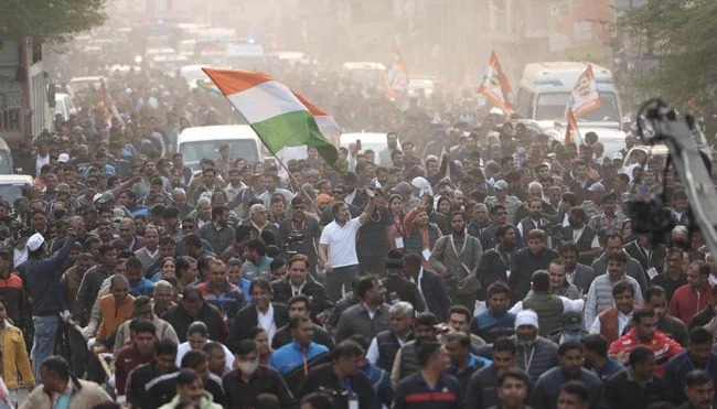 ಭಾರತ ಜೋಡೊ ಯಾತ್ರೆ : ನಿರುದ್ಯೋಗ,ಹಣದುಬ್ಬರ,ದ್ವೇಷದ ವಿರುದ್ಧ ಧ್ವನಿಯೆತ್ತಿದ ಅಂಧ ವಿದ್ಯಾರ್ಥಿಗಳು