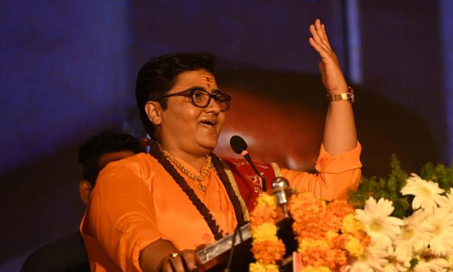 ಪ್ರಚೋದನಕಾರಿ ಹೇಳಿಕೆ: ಬಿಜೆಪಿ ಸಂಸದೆ ಪ್ರಜ್ಞಾ ಸಿಂಗ್‌ ವಿರುದ್ಧ ಶಿವಮೊಗ್ಗ ಜಿಲ್ಲಾ ಕಾಂಗ್ರೆಸ್‌ನಿಂದ ದೂರು