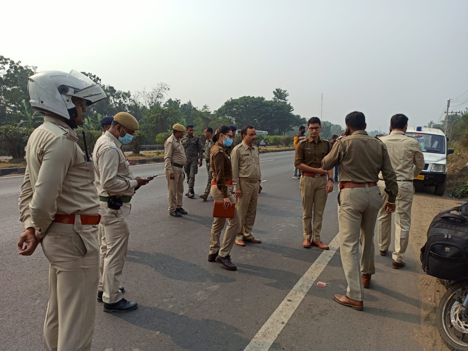 ಪಶ್ಚಿಮ ಬಂಗಾಳದ ಹೆದ್ದಾರಿಯಲ್ಲಿ ಜಾರ್ಖಂಡ್ ನಟಿ ಗುಂಡಿಗೆ ಬಲಿ