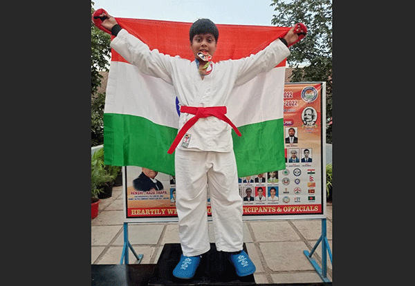 ಅಂತಾರಾಷ್ಟ್ರೀಯ ಮಟ್ಟದ ಕರಾಟೆ ಚಾಂಪಿಯನ್ ಶಿಪ್: ಮುಹಮ್ಮದ್ ಅಪ್ಲಾ ಅಮನ್ ಶಾಫಿಗೆ ಚಿನ್ನ