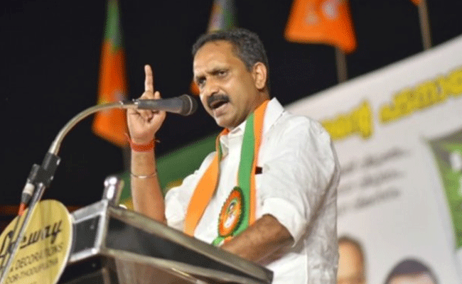 ಆಮಿಷ ಪ್ರಕರಣ: ಕೇರಳ ಬಿಜೆಪಿ ಮುಖ್ಯಸ್ಥ ಸುರೇಂದ್ರನ್ ವಿರುದ್ಧ ಆರೋಪ ಪಟ್ಟಿ ಸಲ್ಲಿಕೆ