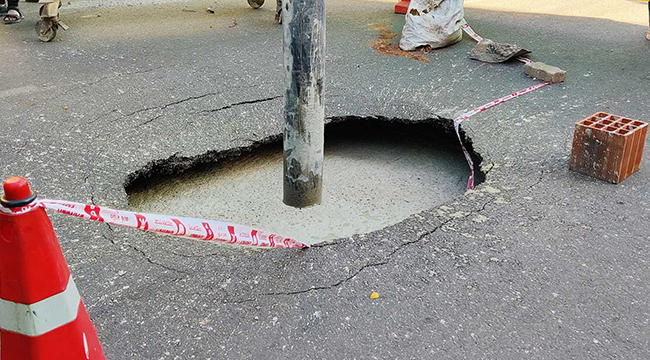 ಭ್ರಷ್ಟ ಸರ್ಕಾರದಿಂದ ರಸ್ತೆ ಮಾತ್ರವಲ್ಲ, ನಿಂತ ನೆಲವೇ ಕುಸಿಯಬಹುದು: ಕಾಂಗ್ರೆಸ್ ಟೀಕೆ