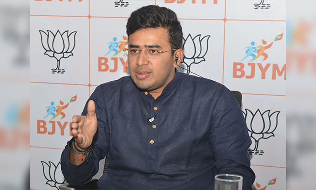 ವಿಮಾನದ ತುರ್ತು ನಿರ್ಗಮನ ದ್ವಾರ ತೆರೆದ ವಿಚಾರ; ಹೆಚ್ಚಿನ ಪ್ರತಿಕ್ರಿಯೆ ನೀಡಲಾರೆ ಎಂದ ಸಂಸದ ತೇಜಸ್ವಿ ಸೂರ್ಯ