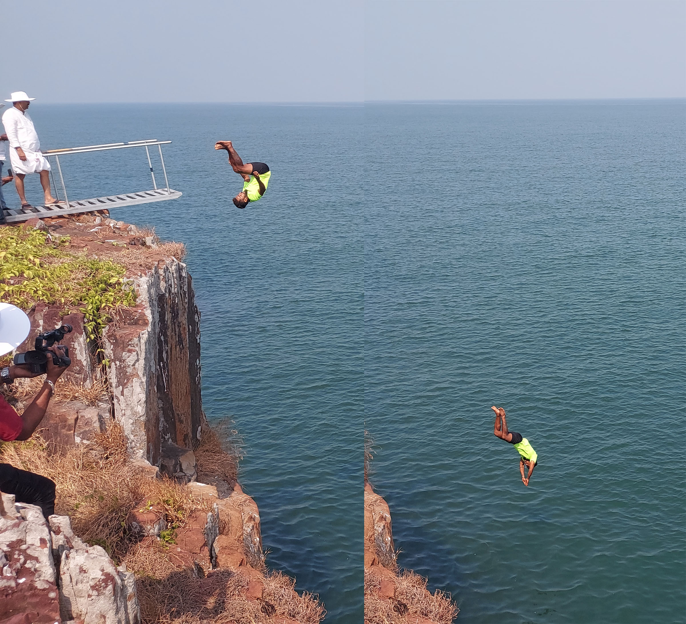 ಮಲ್ಪೆ ಸೈಂಟ್ ಮೇರಿಸ್ ದ್ವೀಪದಲ್ಲಿ ಕ್ಲಿಫ್ ಡೈವಿಂಗ್, ಸ್ಲ್ಯಾಕ್ ಲೈನ್, ಸ್ಕೂಬಾ ಡೈವಿಂಗ್ ಆಕರ್ಷಣೆ