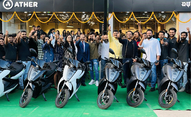 ಕಾಂಚನ ಗ್ರೂಪ್: ಏಥರ್ ಎಲೆಕ್ಟ್ರಿಕ್ ದ್ವಿಚಕ್ರ ವಾಹನ ಬಿಡುಗಡೆ