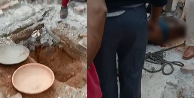 ತಿಪಟೂರು: ಸ್ವಚ್ಛಗೊಳಿಸಲು ಪೆಟ್ರೋಲ್ ಟ್ಯಾಂಕ್ ಗೆ ಇಳಿದಿದ್ದ ಇಬ್ಬರು ಕಾರ್ಮಿಕರು ಮೃತ್ಯು