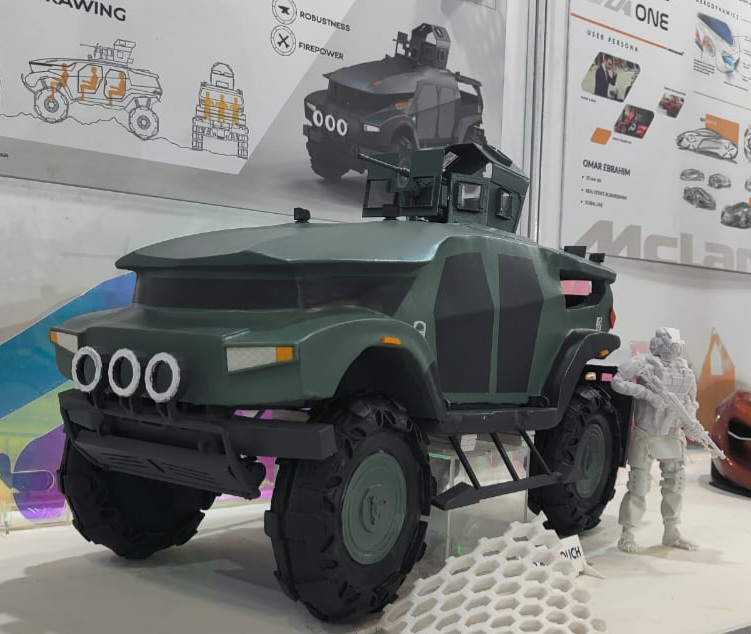 ಕಾಫಿನಾಡಿನ ಯುವಕ ವಿನ್ಯಾಸಗೊಳಿಸಿರುವ ಲಘು ಯುದ್ಧ ವಾಹನಗಳ ಮಾದರಿಗೆ ಪ್ರಶಂಶೆ