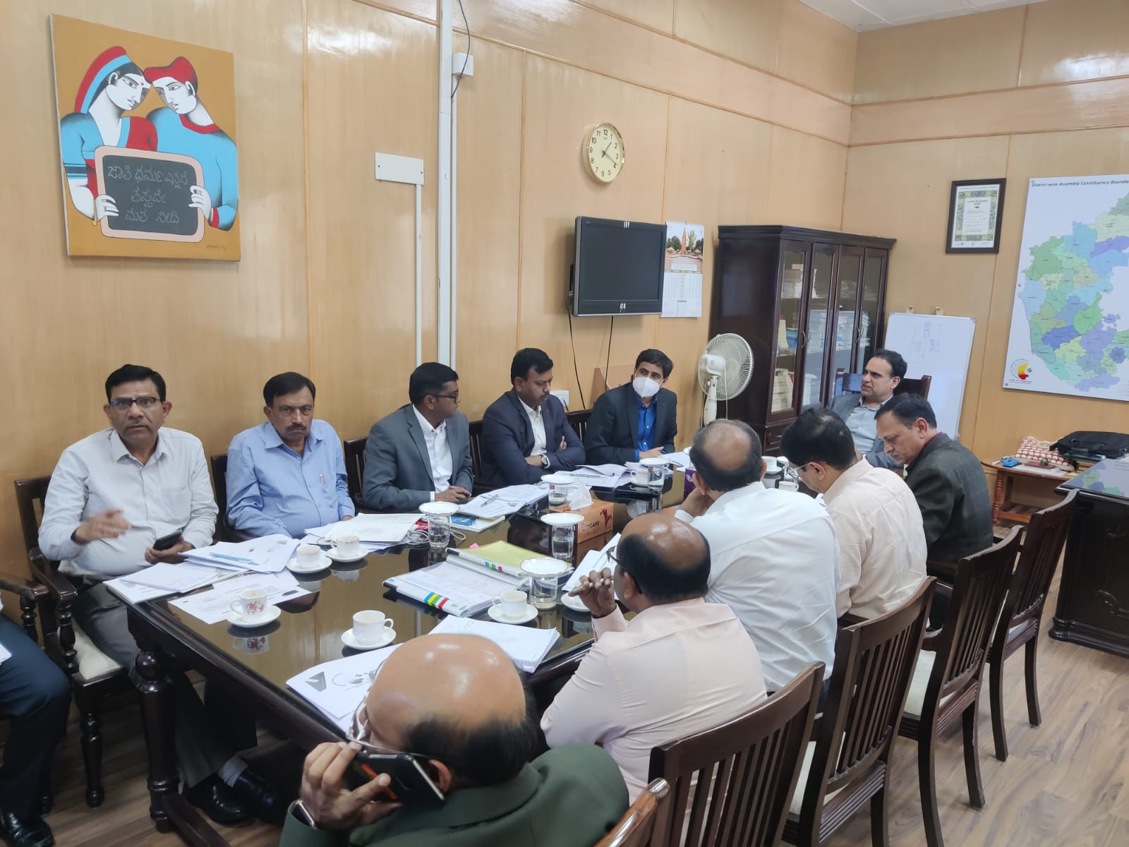 ವಿಧಾನಸಭೆ ಚುನಾವಣೆ: ಪೂರ್ವ ಸಿದ್ಧತೆಗಳನ್ನು ಪರಿಶೀಲಿಸಿದ ಚು.ಆಯೋಗದ ಅಧಿಕಾರಿಗಳು