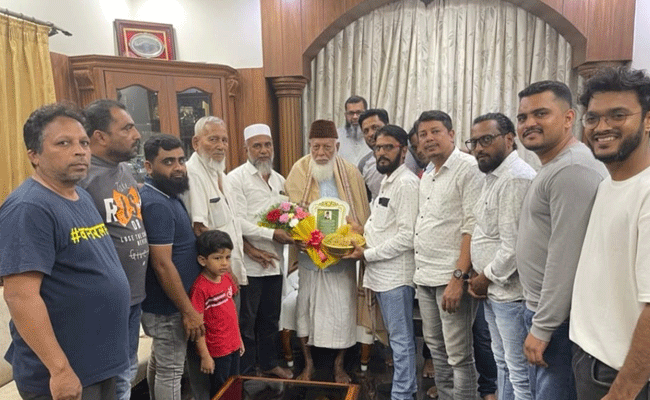 ಹಾಜಿ ಮುಹಮ್ಮದ್ ಮಸೂದ್ ರಿಗೆ ಸನ್ಮಾನ