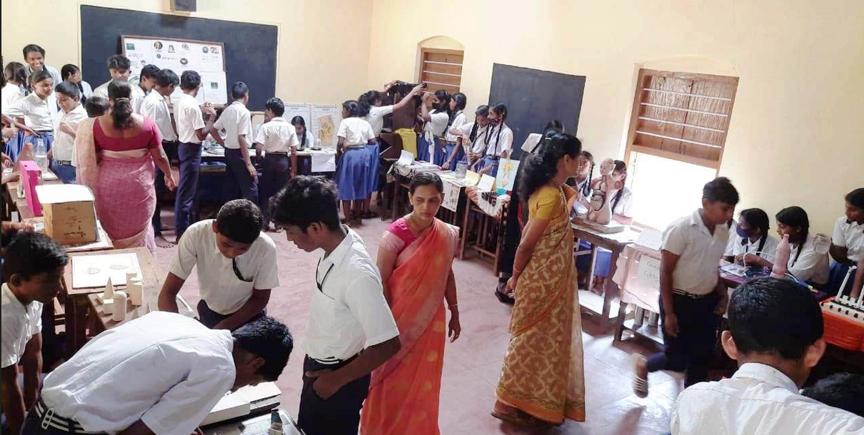 ಕುಂದಾಪುರ: ವಿದ್ಯಾರ್ಥಿಗಳಿಂದ ವಿವಿಧ ಮಾದರಿಗಳ ಪ್ರದರ್ಶನ