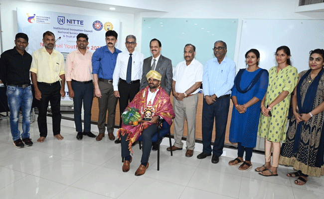 ನಿಟ್ಟೆ ಪರಿಗಣಿತ ವಿವಿಯಲ್ಲಿ ರಾಷ್ಟ್ರೀಯ ಯುವ ದಿನಾಚರಣೆ-2023