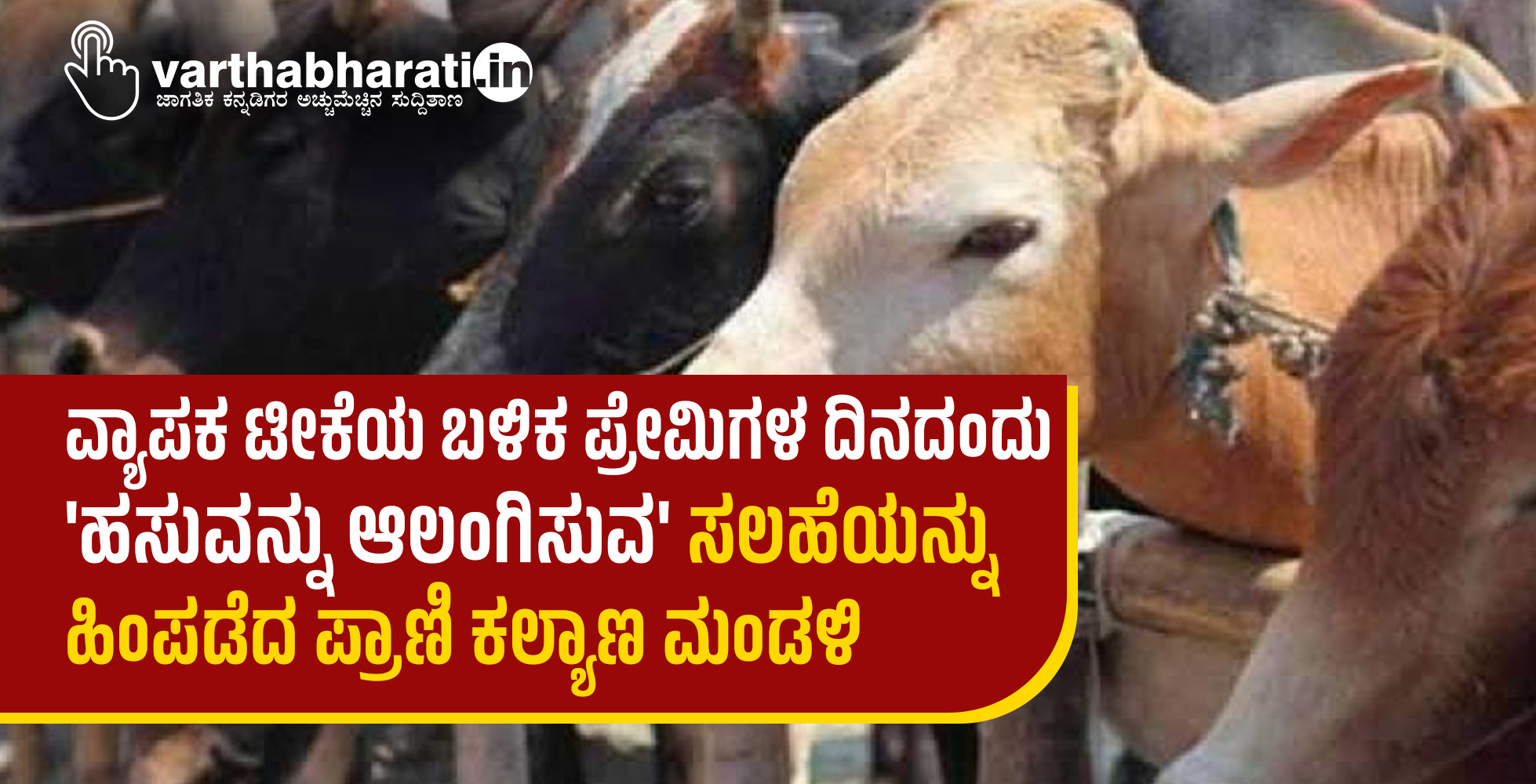 ವ್ಯಾಪಕ ಟೀಕೆಯ ಬಳಿಕ ಪ್ರೇಮಿಗಳ ದಿನದಂದು ಹಸುವನ್ನು ಆಲಂಗಿಸುವ ಸಲಹೆಯನ್ನು ಹಿಂಪಡೆದ ಪ್ರಾಣಿ ಕಲ್ಯಾಣ ಮಂಡಳಿ