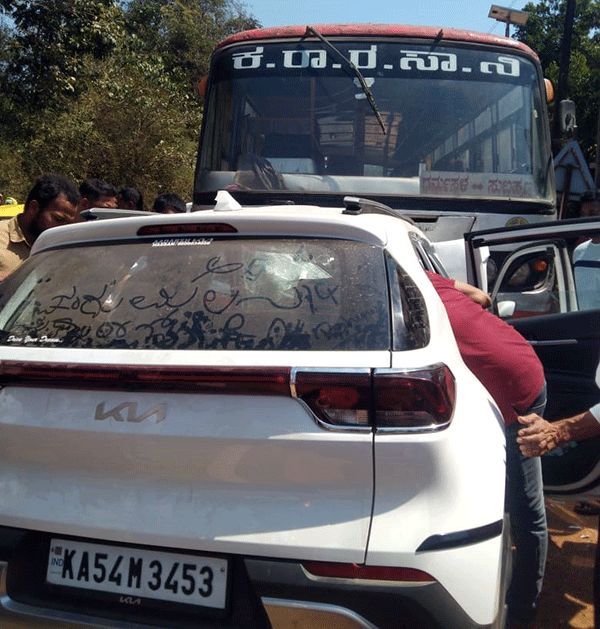 ಕಡಬ | ಬಸ್-ಕಾರು ಮುಖಾಮುಖಿ ಢಿಕ್ಕಿ: ಮಗು ಮೃತ್ಯು; ಐವರಿಗೆ ಗಂಭೀರ ಗಾಯ