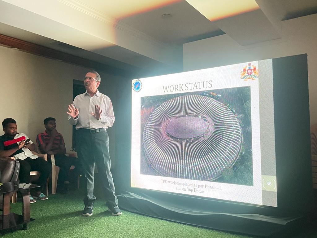 ಕಂಠೀರವ ಕ್ರೀಡಾಂಗಣ ಆಧುನೀಕರಣ: ಸಚಿವ ಡಾ. ನಾರಾಯಣಗೌಡ