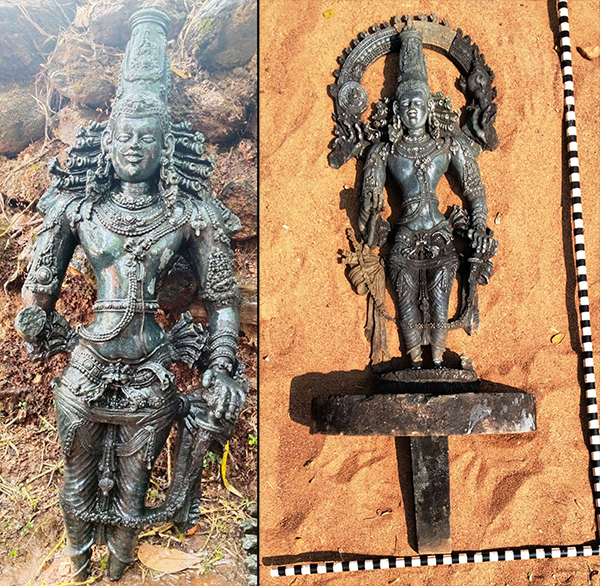 ಕುಮಟ: ಉಳ್ಳೂರು ಮಠದಲ್ಲಿ 11ನೇ ಶತಮಾನದ ಅಪೂರ್ವ ಶಿಲ್ಪ ಪತ್ತೆ