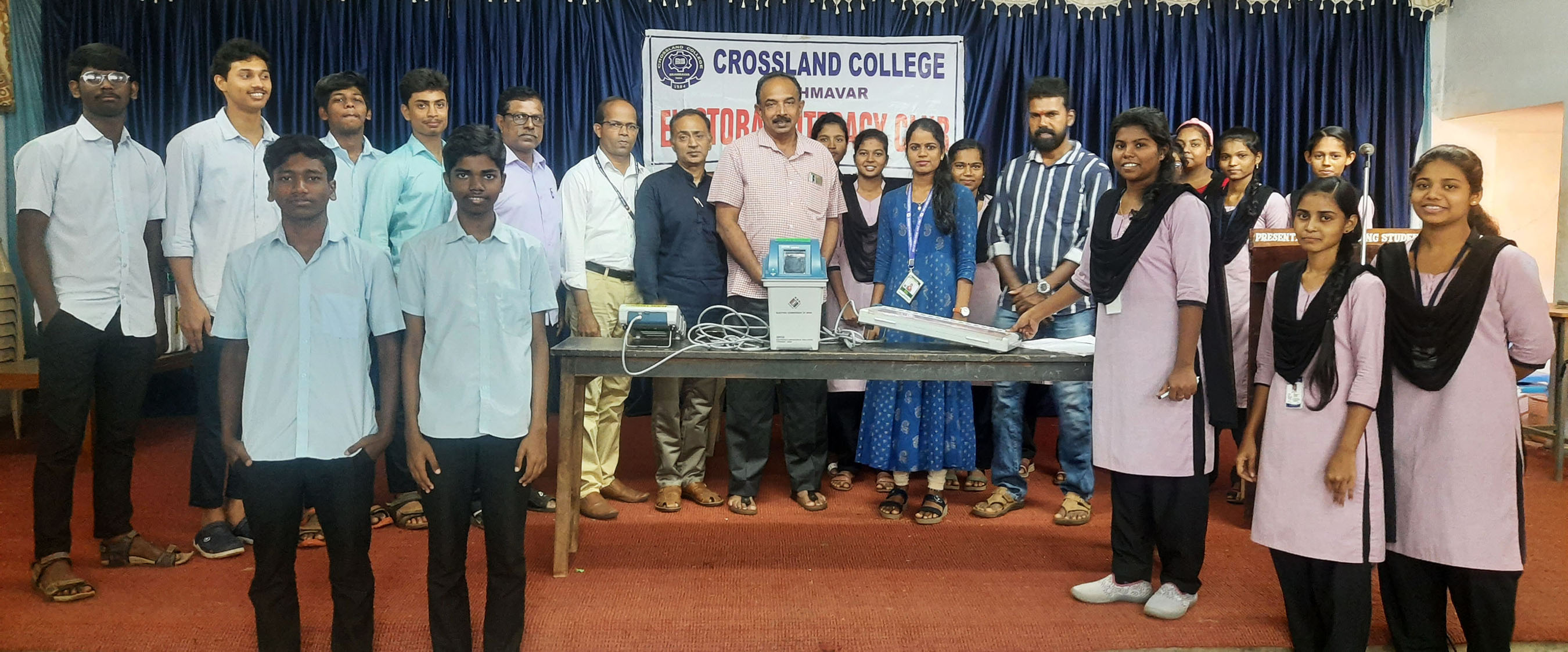 ಬ್ರಹ್ಮಾವರ:ವಿದ್ಯಾರ್ಥಿಗಳಿಗೆ ವಿದ್ಯುನ್ಮಾನ ಮತಯಂತ್ರ ಅರಿವು, ಜಾಗೃತಿ ಅಭಿಯಾನ