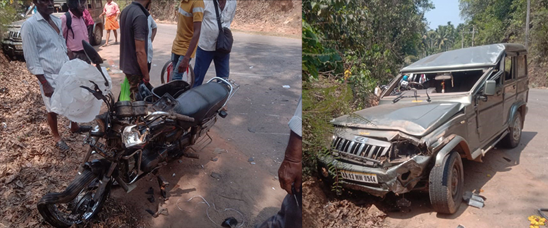 ಉಪ್ಪಿನಂಗಡಿ: ಬೊಲೆರೋ ಢಿಕ್ಕಿ; ಬೈಕ್ ಸವಾರ ಮೃತ್ಯು