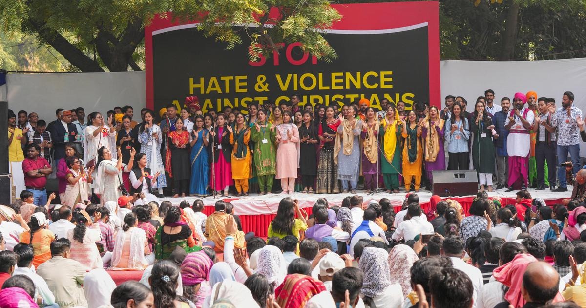 ಚರ್ಚ್‌ಗಳ ಮೇಲೆ ದಾಳಿ ವಿರೋಧಿಸಿ ದಿಲ್ಲಿಯಲ್ಲಿ ಕ್ರೈಸ್ತ ಗುಂಪುಗಳ ಪ್ರತಿಭಟನೆ
