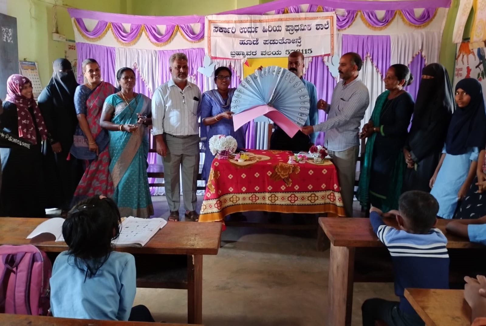 ಹೂಡೆ ಸರಕಾರಿ ಉರ್ದು ಶಾಲೆಯಲ್ಲಿ ಗಣಿತ ಕಲಿಕಾ ಆಂದೋಲನ