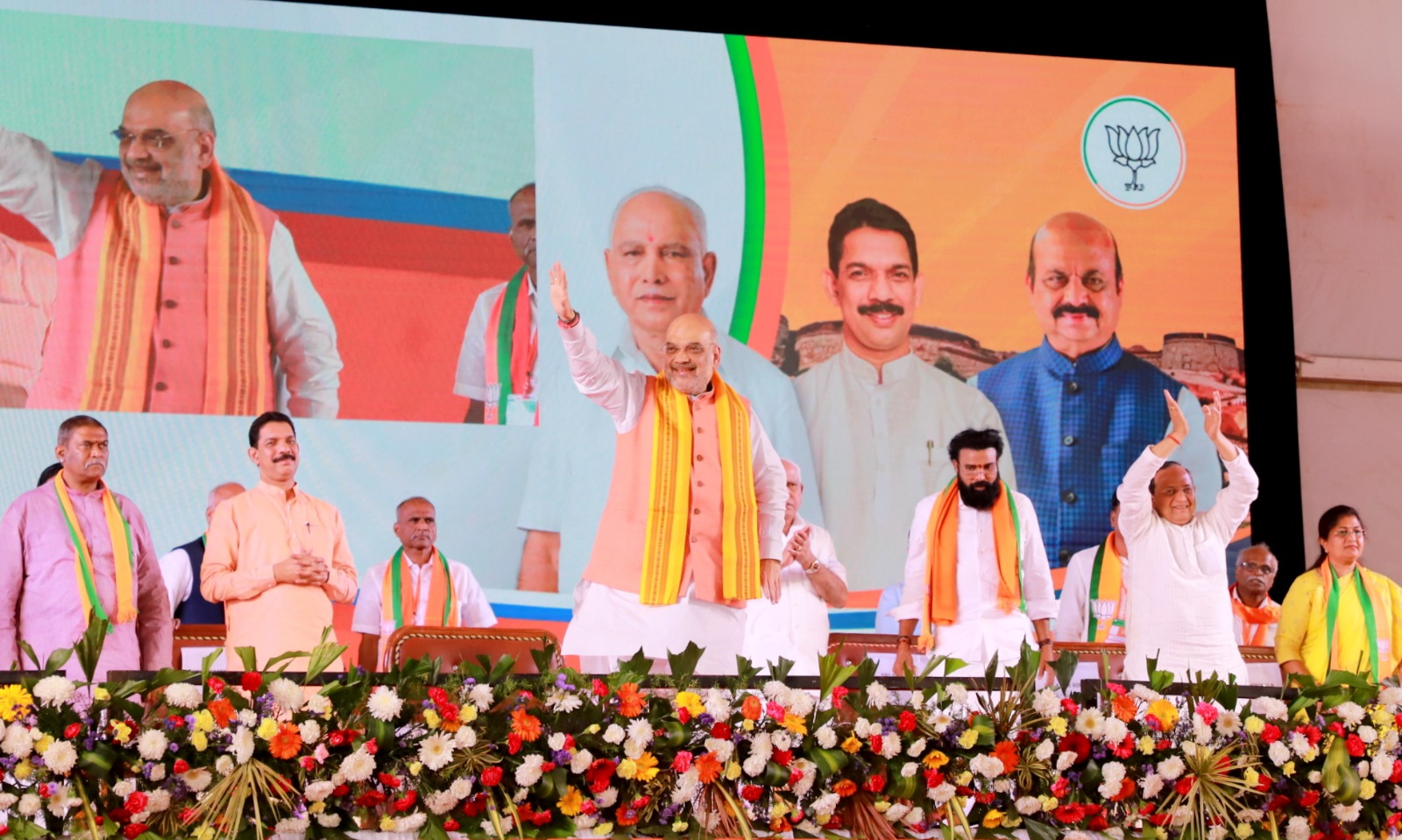 ಕರ್ನಾಟಕದ ಅಭಿವೃದ್ಧಿಗೆ ಬಿಜೆಪಿಯೊಂದೇ ಉತ್ತರ: ಕೇಂದ್ರ ಗೃಹ ಸಚಿವ ಅಮಿತ್ ಶಾ