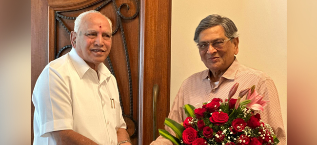 ನಿಮ್ಮ ಧ್ವನಿ ವಿಧಾನಸೌಧದಲ್ಲಿ ಮೊಳಗಿದೆ: ಬಿಎಸ್‍ವೈಗೆ ಶುಭ ಹಾರೈಸಿದ ಎಸ್ಸೆಂ ಕೃಷ್ಣ