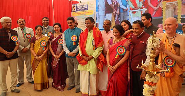 ಶ್ರೀನಿವಾಸ ವಿವಿಯಲ್ಲಿ  ವಿಶ್ವ ಸಂಸ್ಕೃತ ಸಮ್ಮೇಳನ ಸಮಾರೋಪ