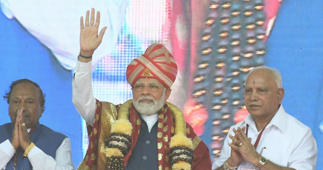 ಇಡೀ ವಿಶ್ವವೇ ಮೆಚ್ಚಿದ ಆದರ್ಶ ನಾಯಕ ಪ್ರಧಾನಿ ಮೋದಿ: ಬಿ.ಎಸ್.ಯಡಿಯೂರಪ್ಪ