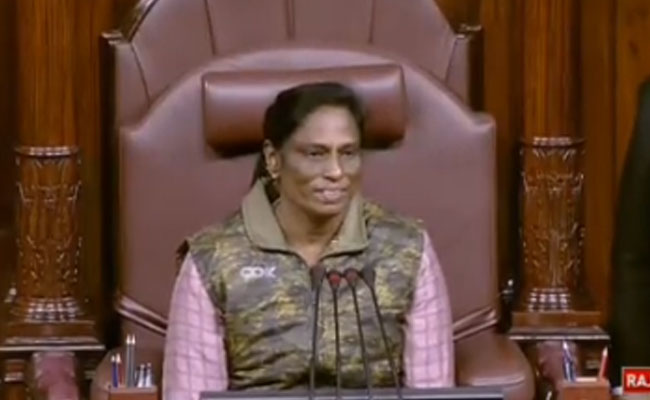 ರಾಜ್ಯಸಭೆಯ ಕಲಾಪಗಳ ಅಧ್ಯಕ್ಷತೆ ವಹಿಸಿದ ಪಿ.ಟಿ. ಉಷಾ