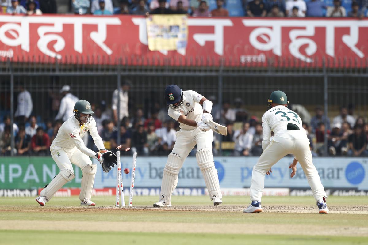 ಮೂರನೇ ಟೆಸ್ಟ್: ಆಸ್ಟ್ರೇಲಿಯ ವಿರುದ್ಧ ಭಾರತ 109 ರನ್ ಗೆ ಆಲೌಟ್