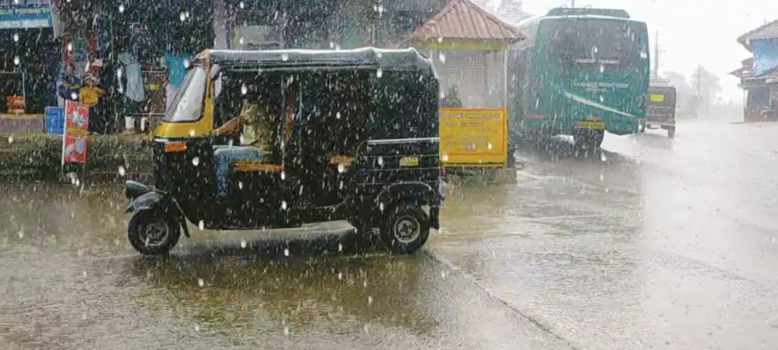 ಕೊಡಗು ಜಿಲ್ಲೆಯ ವಿವಿಧೆಡೆ ಸಾಧಾರಣ ಮಳೆ