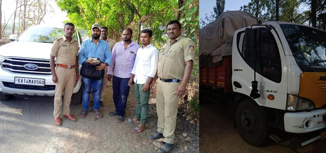 ತರೀಕೆರೆ: 150 ಕ್ವಿಂಟಾಲ್ ಅಕ್ಕಿ ಮೂಟೆಗಳು, ದಾಖಲೆ ಇಲ್ಲದ 3.50 ಲಕ್ಷ ರೂ. ವಶಕ್ಕೆ