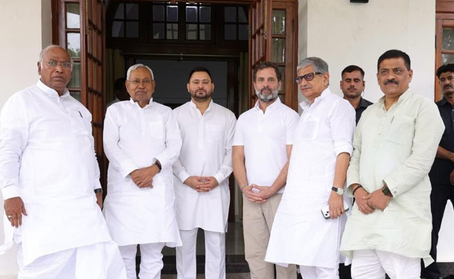 ವಿರೋಧ ಪಕ್ಷಗಳನ್ನು ಒಗ್ಗೂಡಿಸಲು ಐತಿಹಾಸಿಕ ಹೆಜ್ಜೆ: ನಿತೀಶ್ ಕುಮಾರ್ ಭೇಟಿ ನಂತರ ರಾಹುಲ್ ಗಾಂಧಿ