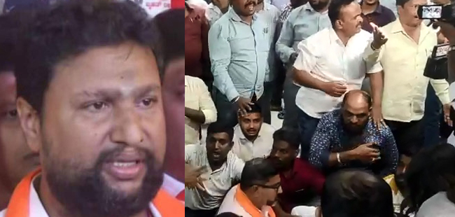 ಕೈ ತಪ್ಪಿದ ಟಿಕೆಟ್: ರೌಡಿ ಶೀಟರ್ ಸೈಲೆಂಟ್ ಸುನೀಲ್ ಬೆಂಬಲಿಗರಿಂದ ಬಿಜೆಪಿ ಕಚೇರಿ ಎದುರು ಪ್ರತಿಭಟನೆ