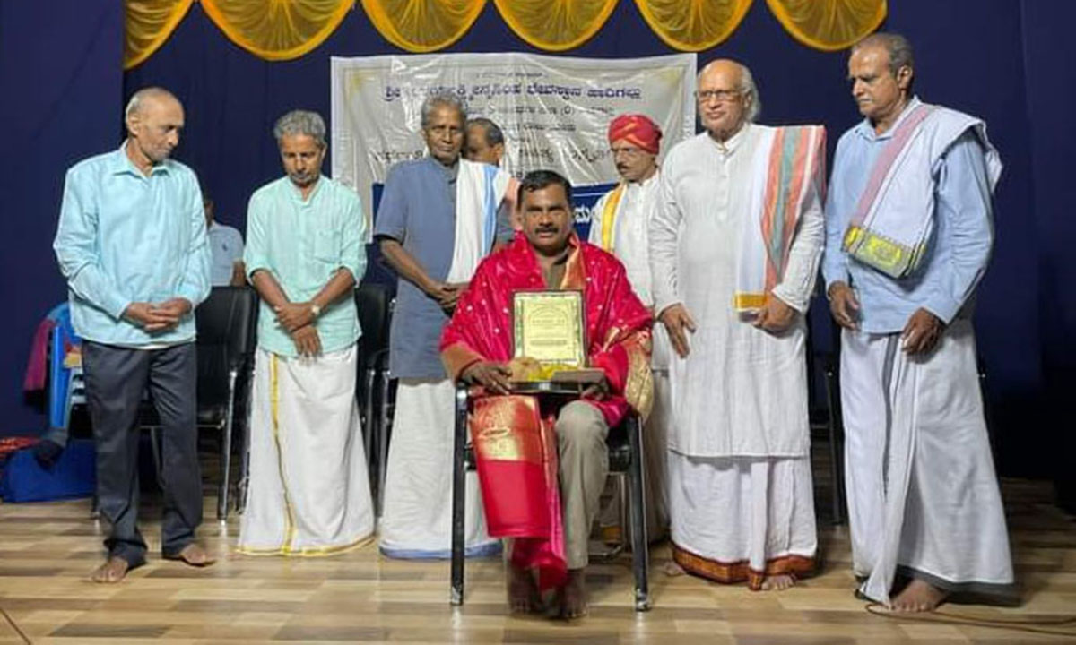 ಉಡುಪಿ: ಯಕ್ಷಗಾನ ಕಲಾವಿದರಿಗೆ ಸನ್ಮಾನ