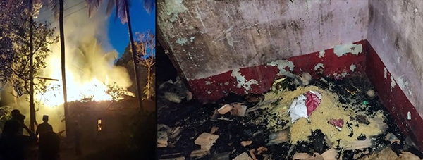 ಕೊಣಾಜೆ: ದೇರಿಕಟ್ಟೆಯಲ್ಲಿ ಮನೆಗೆ ಆಕಸ್ಮಿಕ ಬೆಂಕಿ; ಮನೆ ಮಂದಿ ಅಪಾಯದಿಂದ ಪಾರು