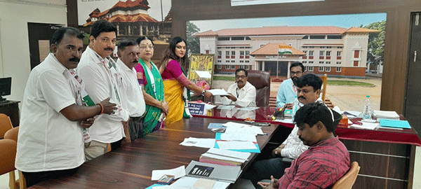 ಮೂಡುಬಿದಿರೆ: ಜೆಡಿಎಸ್ ಅಭ್ಯರ್ಥಿ ಅಮರಶ್ರೀ ನಾಮಪತ್ರ ಸಲ್ಲಿಕೆ