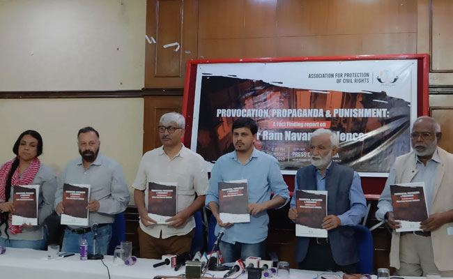 ಬಿಹಾರ ರಾಮನವಮಿ ಗಲಭೆಗಳ ಕುರಿತು ಸತ್ಯಶೋಧನಾ ವರದಿ ಬಿಡುಗಡೆಗೊಳಿಸಿದ ಎಪಿಸಿಆರ್‌