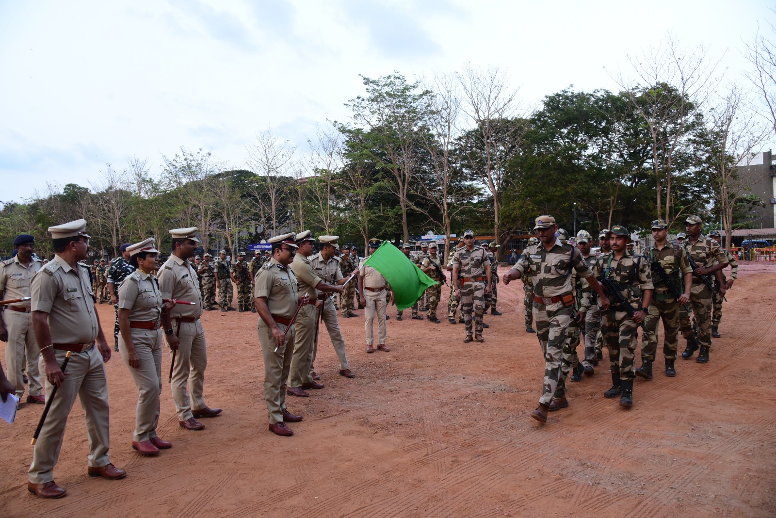 ಮಂಗಳೂರು: ಎಡಿಜಿಪಿ ನೇತೃತ್ವದಲ್ಲಿ ಪಥ ಸಂಚಲನ