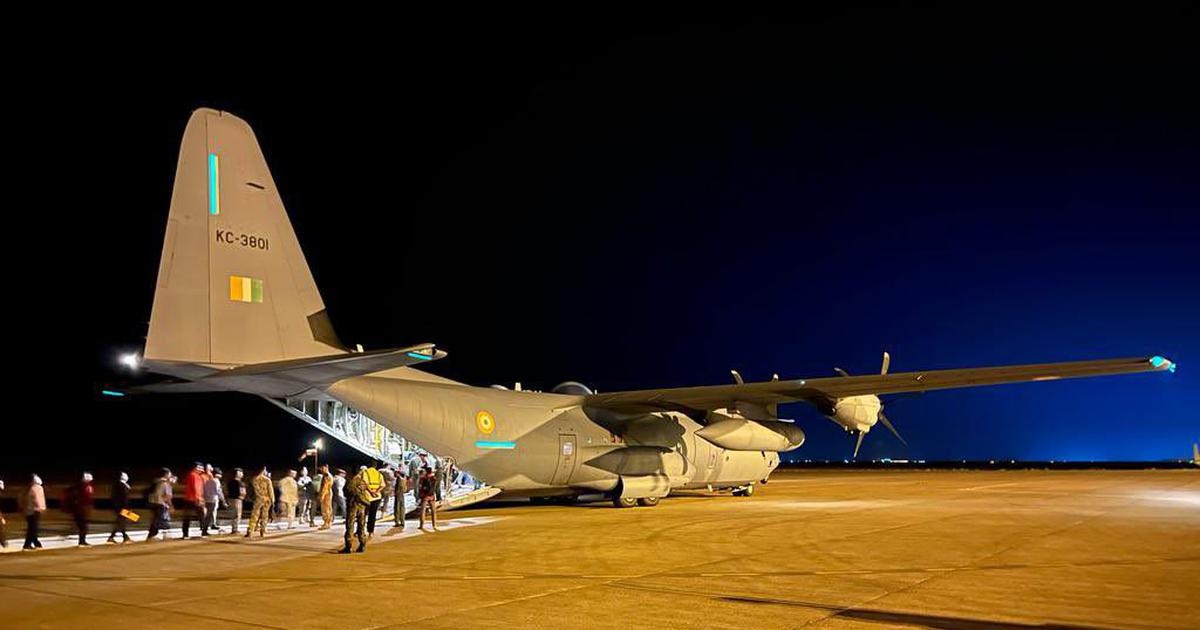 72 ಗಂಟೆಗಳ ಕದನ ವಿರಾಮದ ನಡುವೆ ಸುಡಾನ್‌ನಿಂದ 534 ಭಾರತೀಯರ ತೆರವು