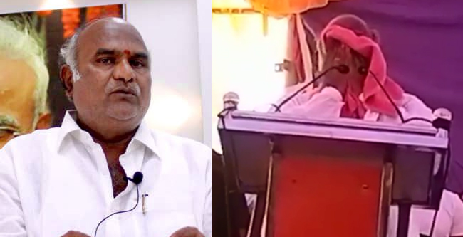 ಒಂದೇ ಒಂದು ಬಾರಿ ಅವಕಾಶ ಮಾಡಿಕೊಡಿ: ವೇದಿಕೆಯಲ್ಲೇ ಕಣ್ಣೀರಿಟ್ಟ ಬಬಲೇಶ್ವರ ಬಿಜೆಪಿ ಅಭ್ಯರ್ಥಿ ವಿಜುಗೌಡ ಪಾಟೀಲ್